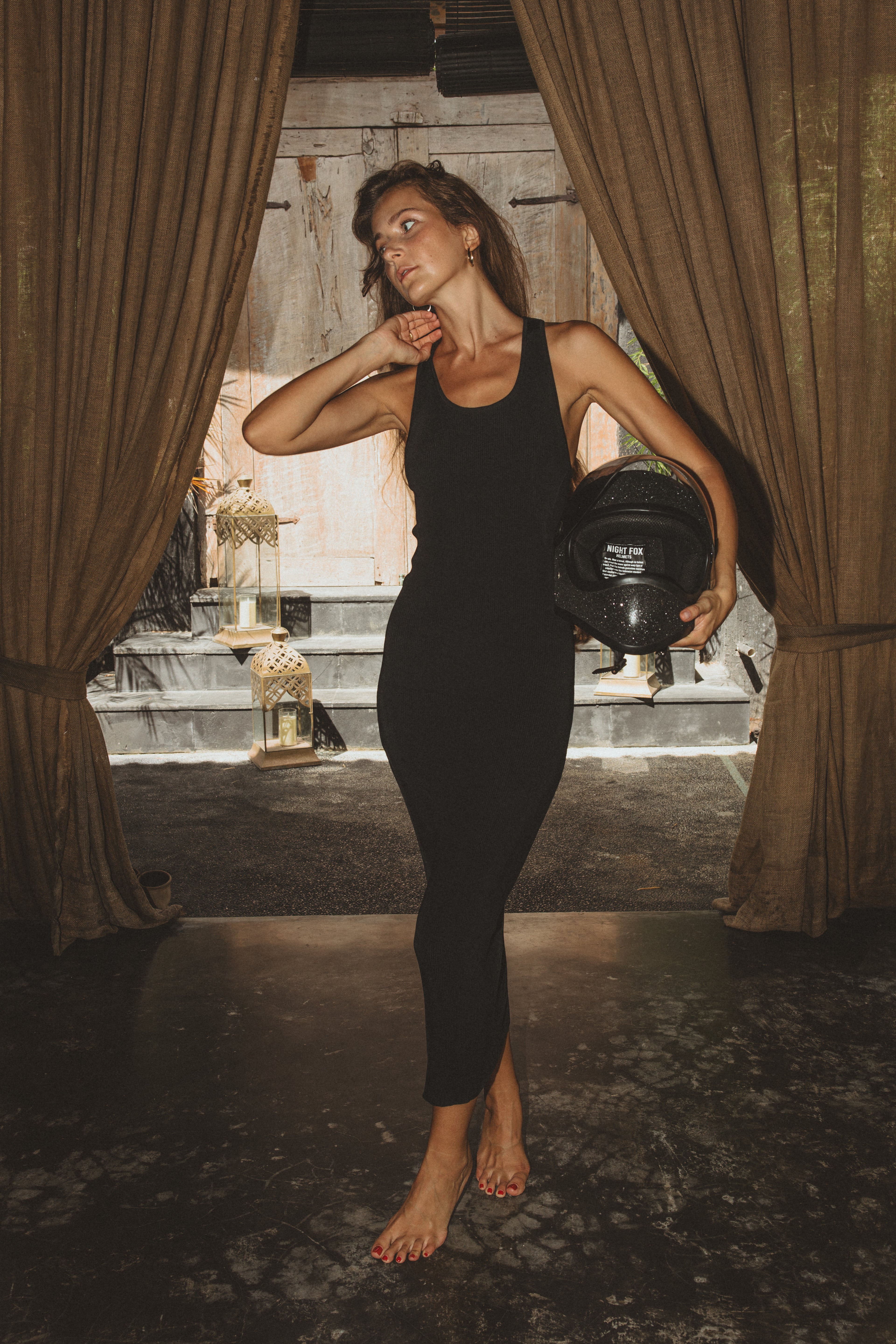 HAVANA DRESS - Knitted Ribbed Maxi Dress