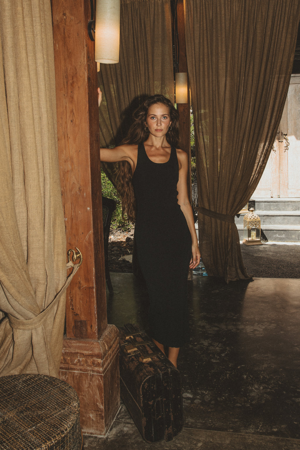 HAVANA DRESS - Knitted Ribbed Maxi Dress
