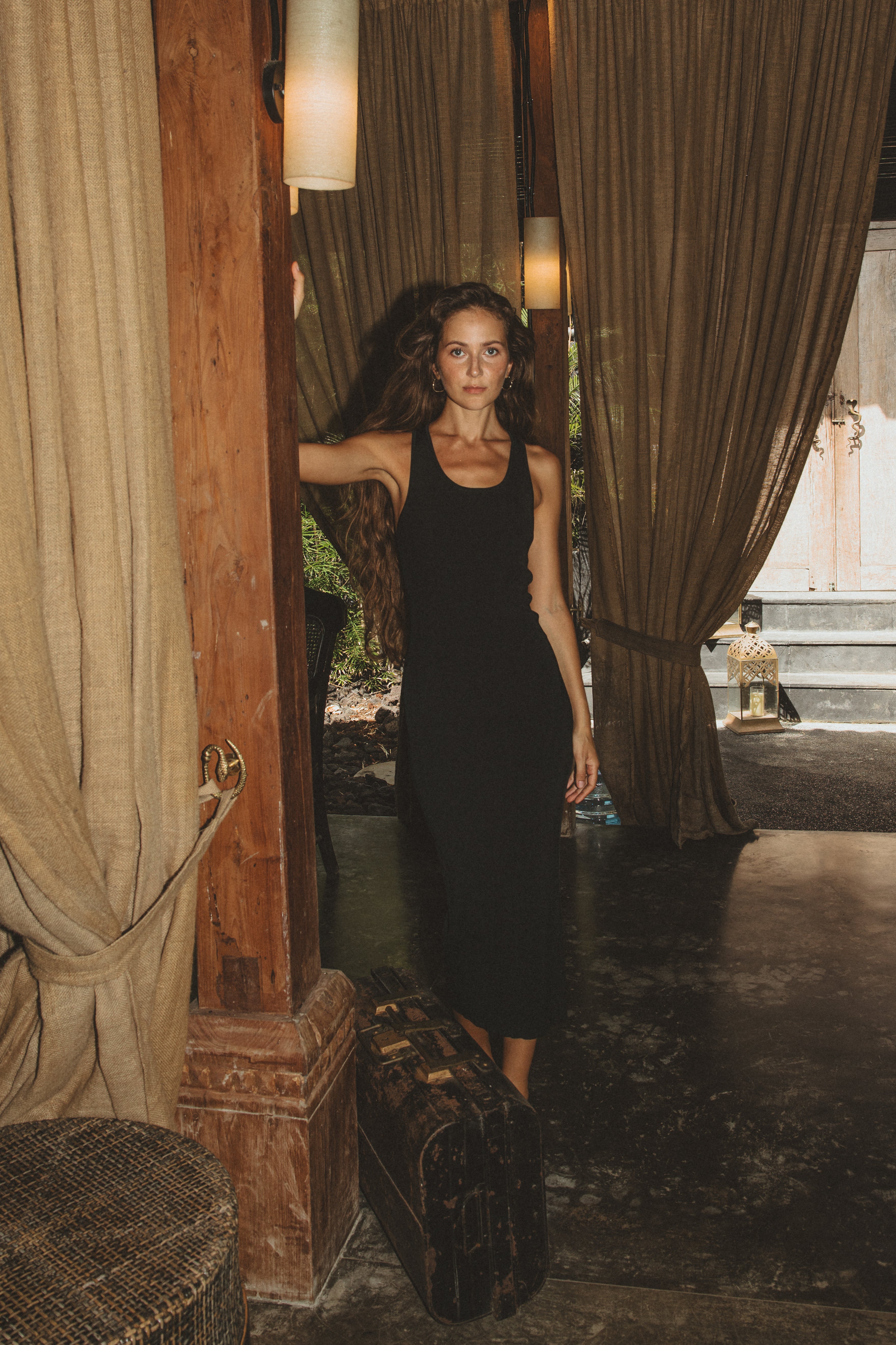 HAVANA DRESS - Knitted Ribbed Maxi Dress
