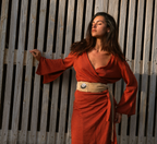 THE AURORA - Rust Wrap Dress