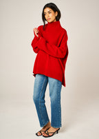 Valentina 100% Merino wool high-neck jumper