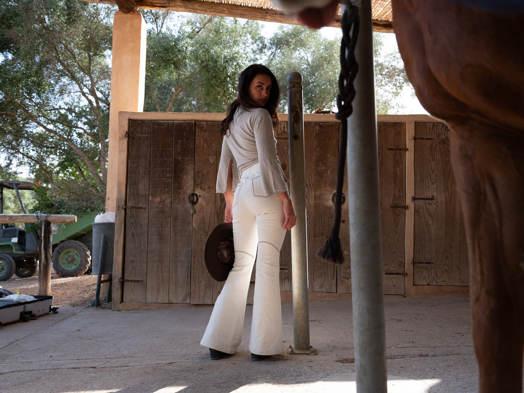 lainey jeans back view western cowgirl style