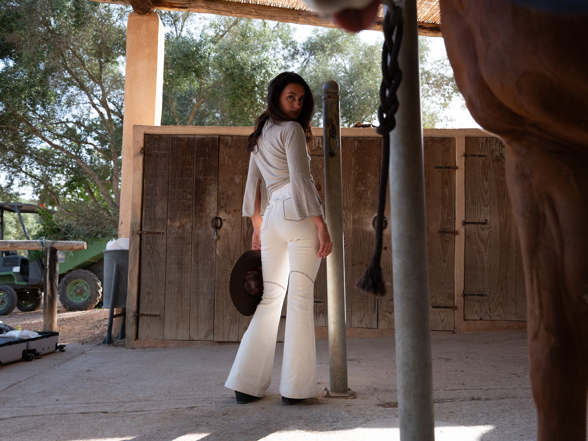 lainey jeans back view western cowgirl style